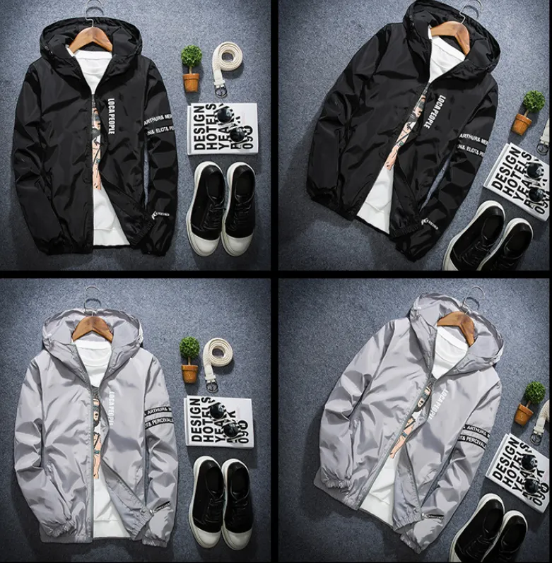 Spring Autumn Thin Windbreaker Jacket
