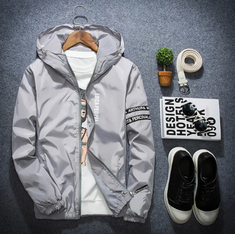 Spring Autumn Thin Windbreaker Jacket