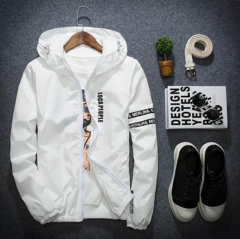 Spring Autumn Thin Windbreaker Jacket