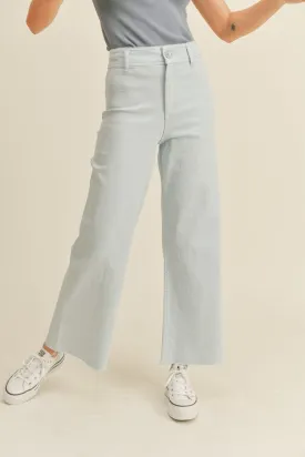 Straight Wide Leg Denim