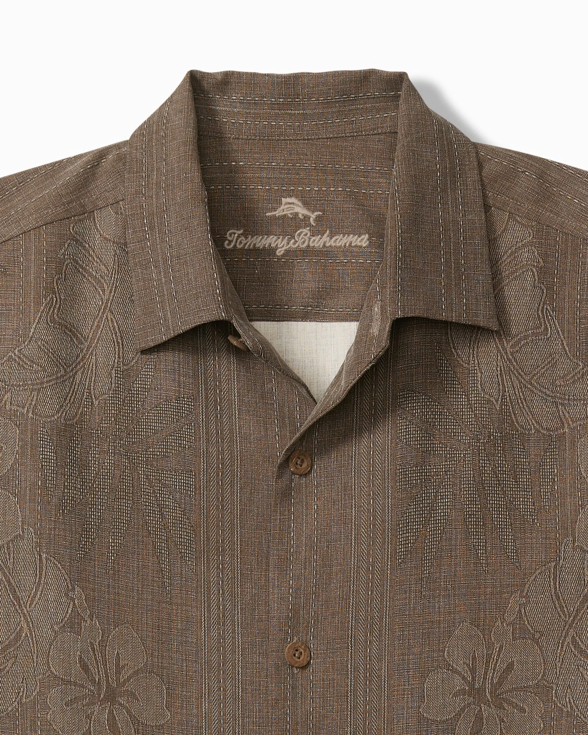 Tommy Bahama Bali Border Camp Shirt - Auberage