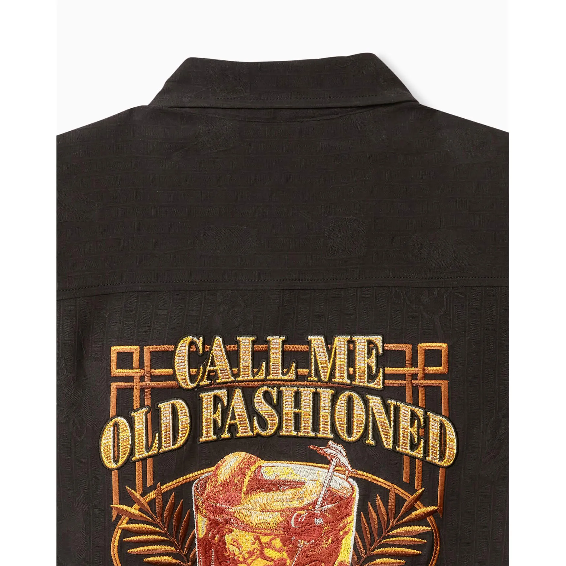 Tommy Bahama Call Me Old Fashioned Camp Shirt - Black