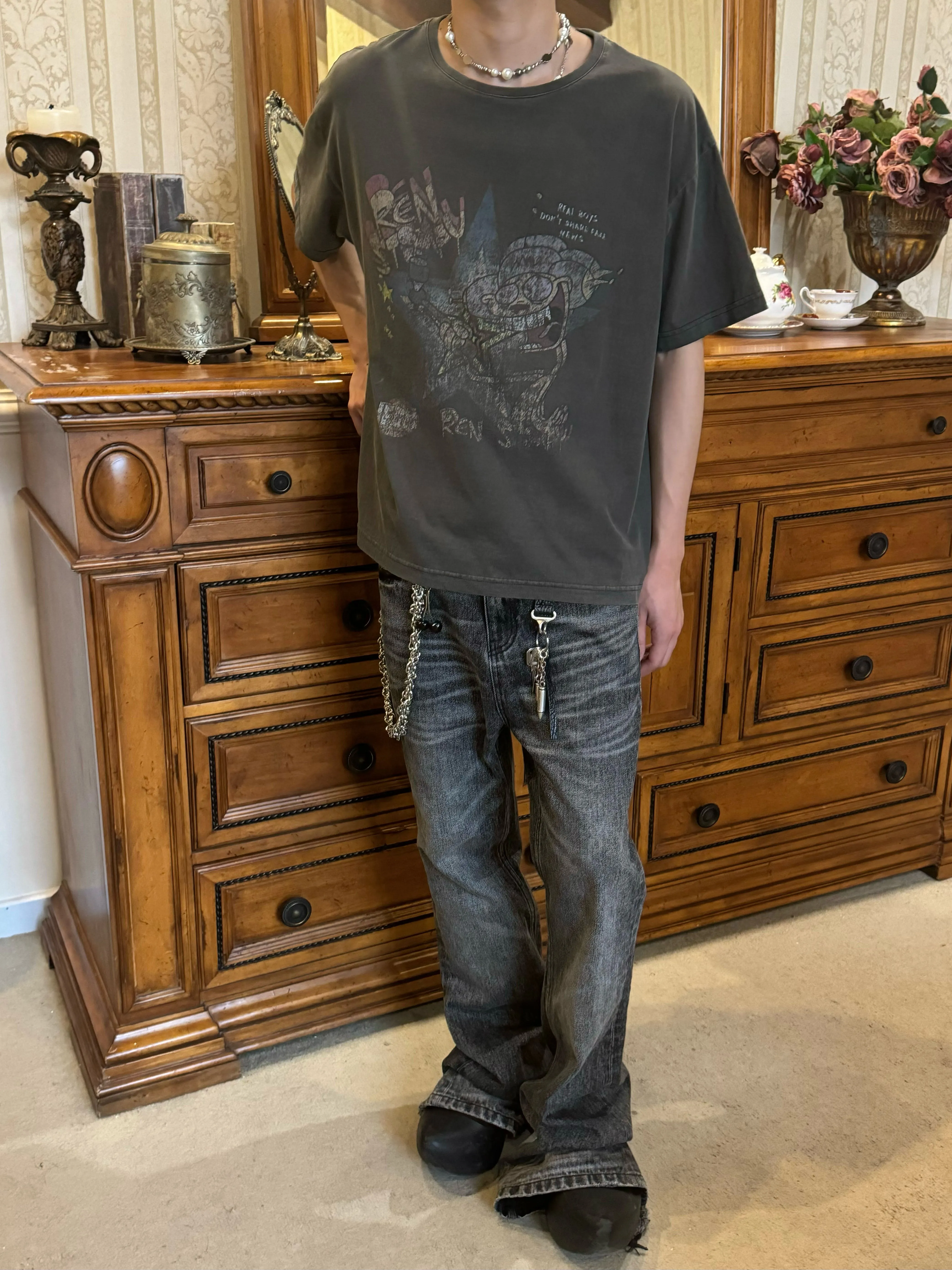 Vintage Loose Flared Jeans