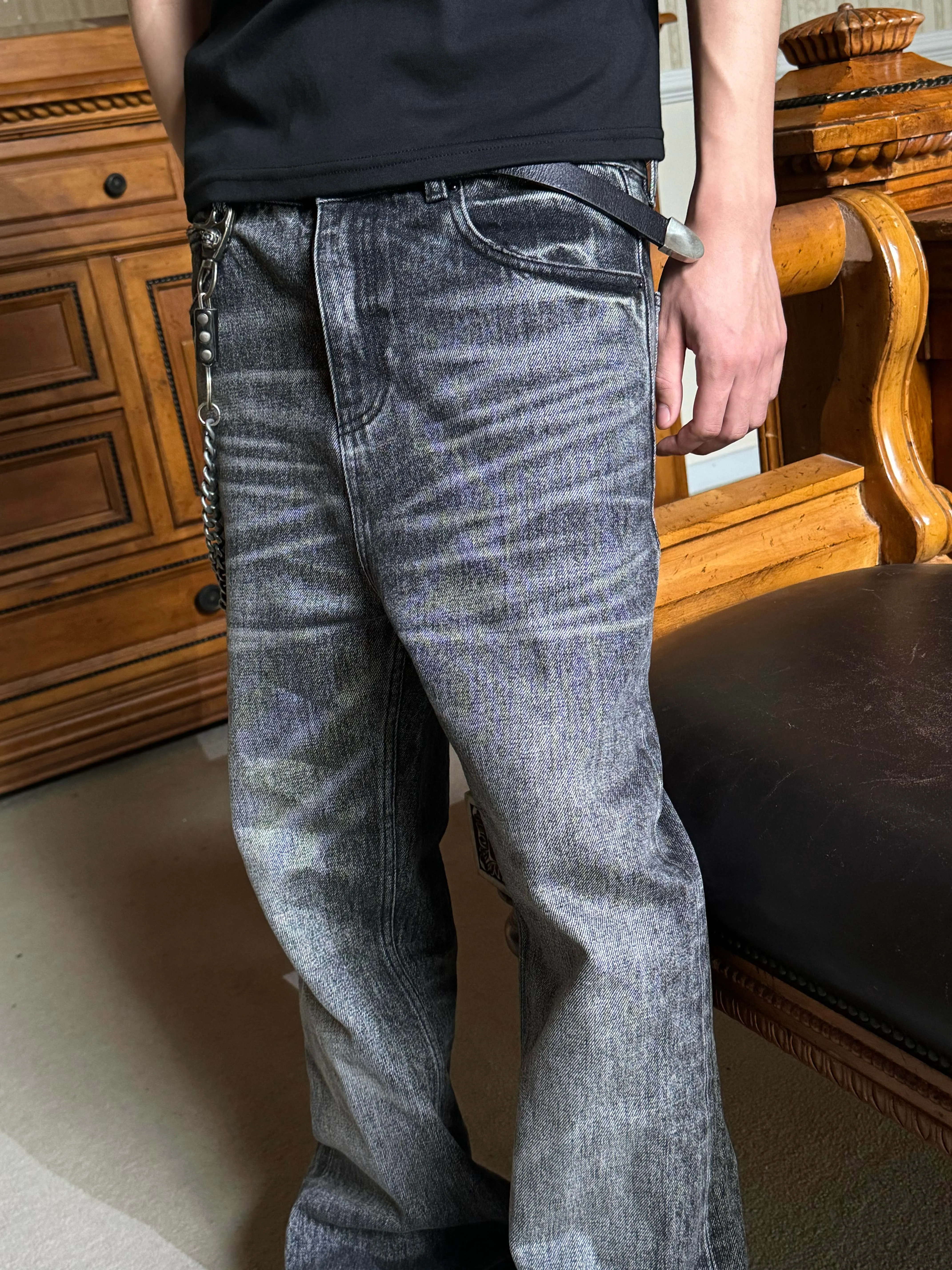 Vintage Loose Flared Jeans
