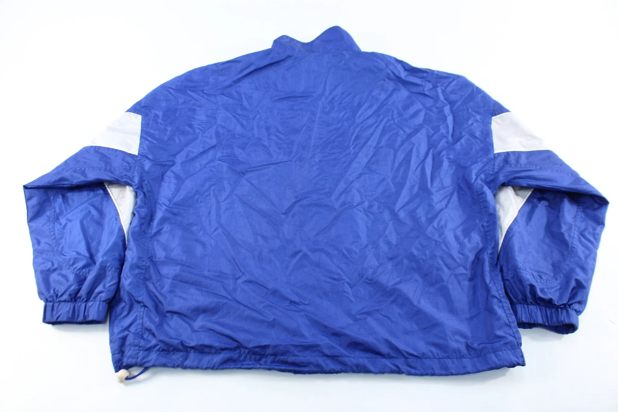 Wilson Embroidered Logo Blue, Silver, & White Zip Up Jacket