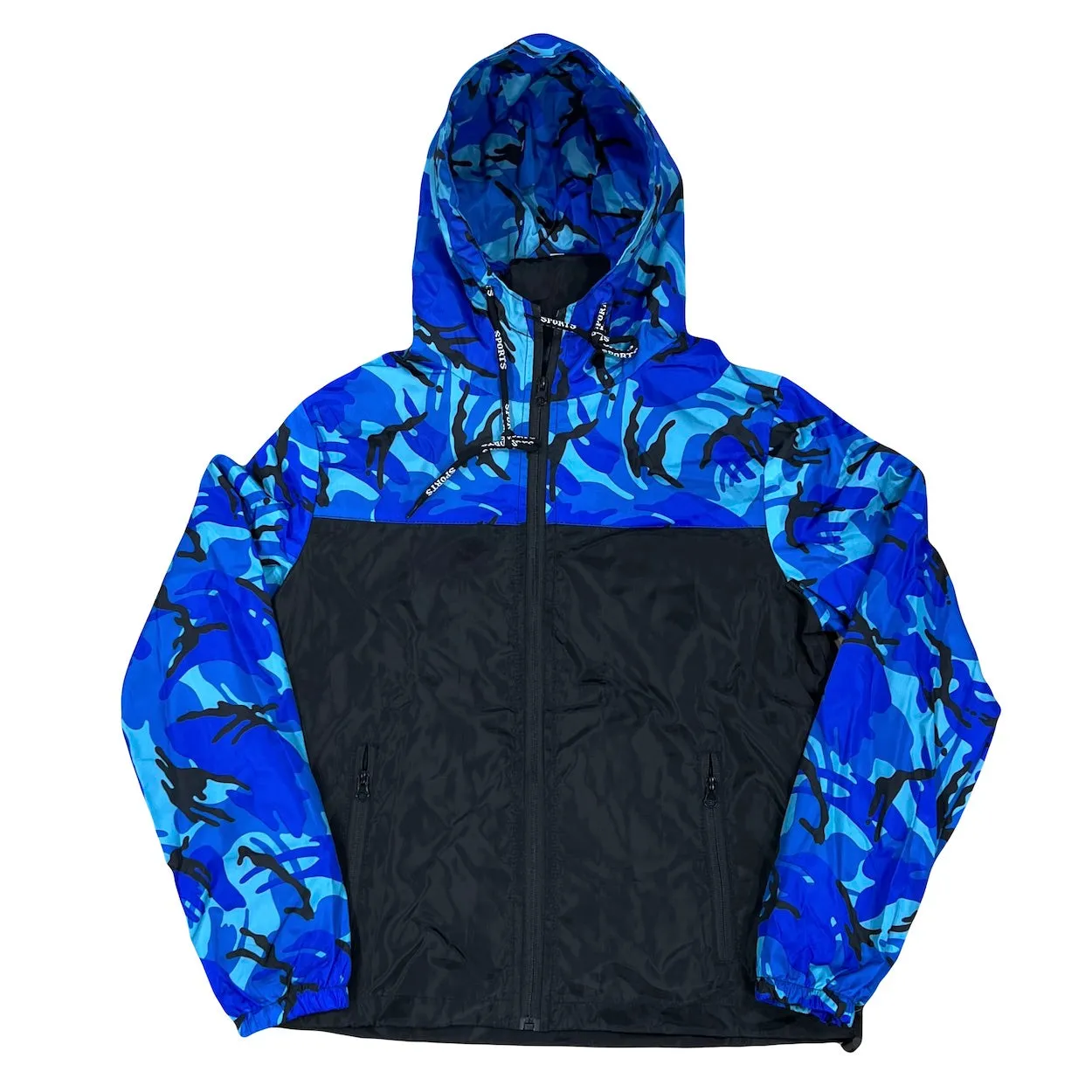 Women's Camouflage Zip Windbreaker Available In 3 Colors