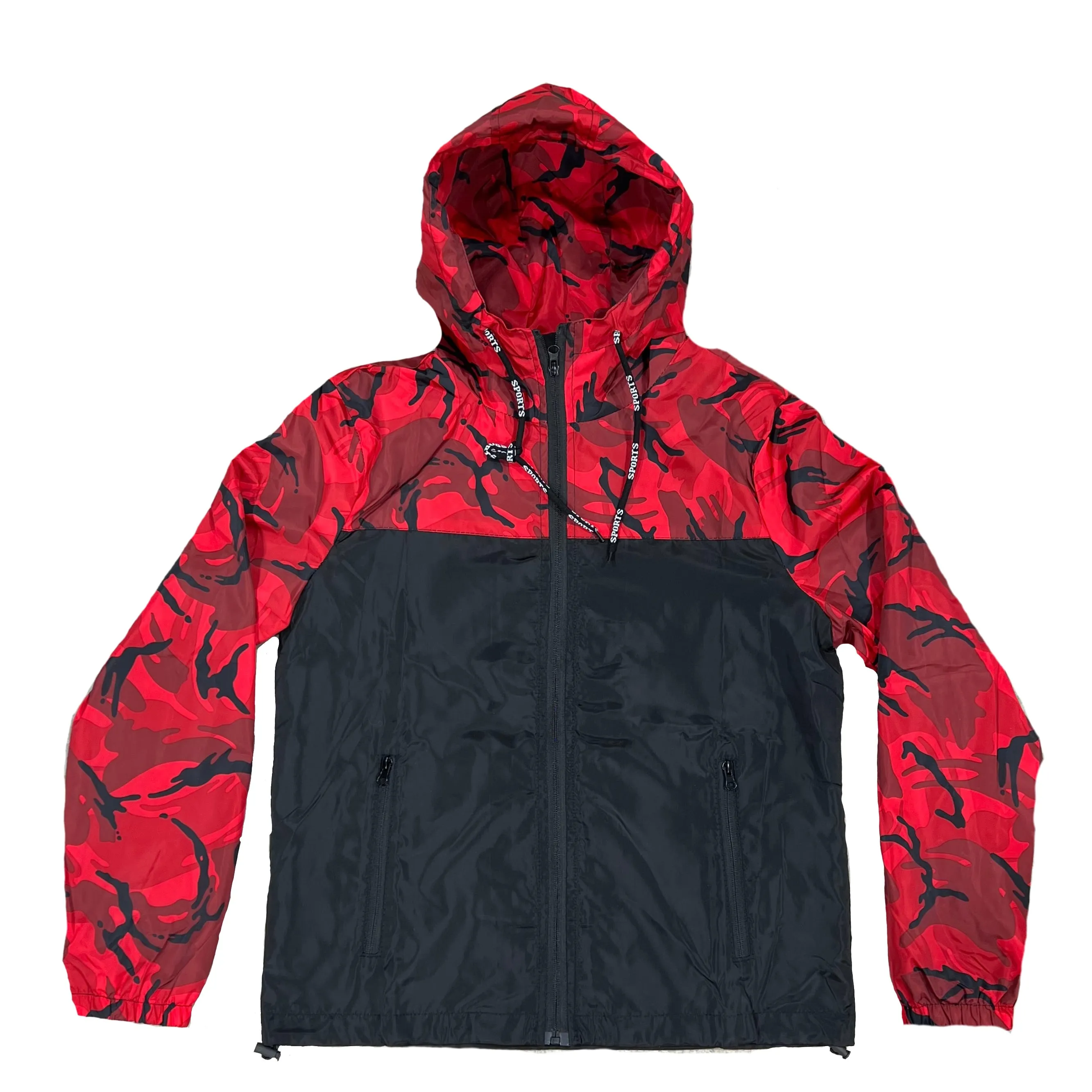 Women's Camouflage Zip Windbreaker Available In 3 Colors